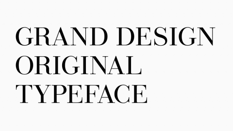 GRAND DESIGN ORIGINAL FONT